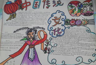 三年级中国传统文化手抄报图片大全 资料 