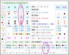 2017年10月30号下午一点出生的人是先天五行属啥的