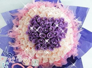紫色的花配什么颜色的包装纸好看 