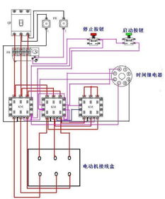 求助 星三角电机包括接触器怎么接