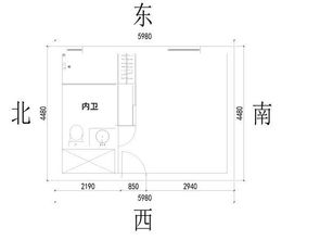 跪求大神告诉我这样的卧室床应该摆在哪个方向 