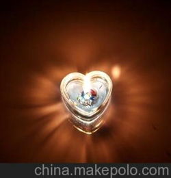 心形蜡烛 节日蜡烛 彩色果冻蜡烛 浪漫之心 全新上市 蓝色
