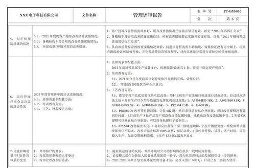 新版三体系融合管理评审报告案例,双模版直接用