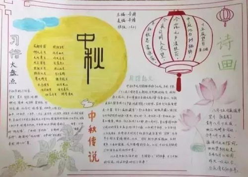 中秋节手抄报a3纸简单漂亮？二年级中秋节手抄报a3纸简单漂亮