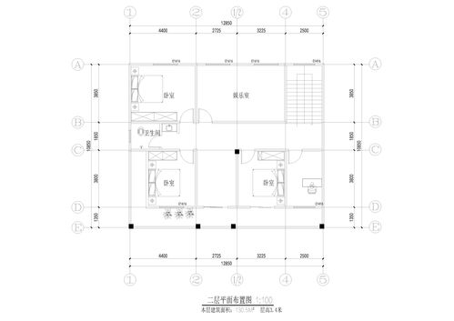 民房平面图设计图纸,民房建筑平面设计图