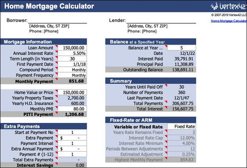 如何使用 Excel 模板创建摊销计划