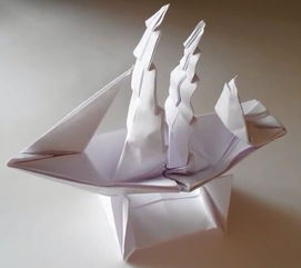 超酷折纸船 仿真折纸船的折法教程 