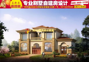 广东农村小别墅设计图庭院实景图 15万经济型别墅独栋外观 