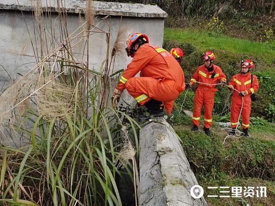 狗狗被困围墙,贵州剑河消防救援大队成功帮助脱困