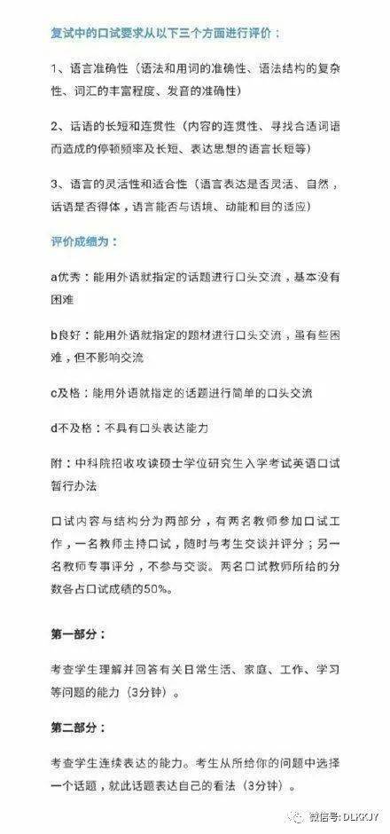 考研复试英语口语常见问题及答案