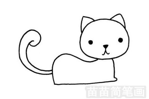可爱小猫简笔画图片大全 教程