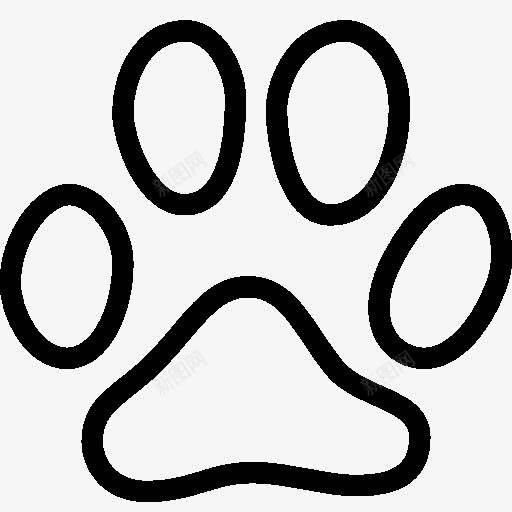 动物猫的足迹图标 平面电商 创意素材 足迹图标 