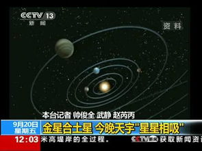 20日晚天宇 星星相吸 上演金星合土星景象