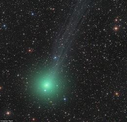 洛弗乔伊彗星拖绿色长尾飞跃地球 肉眼可见 