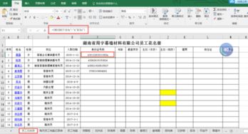 多个工作表 原sheet123已被改成不同人的名字 ,每张表中有相同的表格 