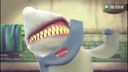 这一定是一个处女座的鲨鱼,刷牙都这么认真的哦 