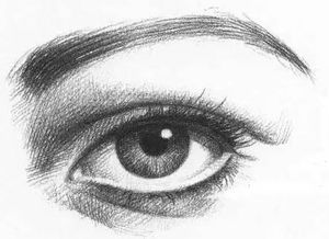 教程 素描眼睛的画法