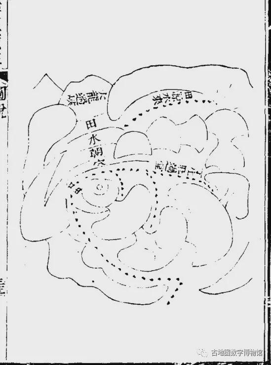 神秘罕见的 葬经 风水地图