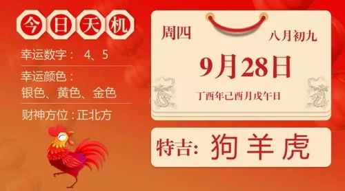 9月28日十二生肖运势早知道 