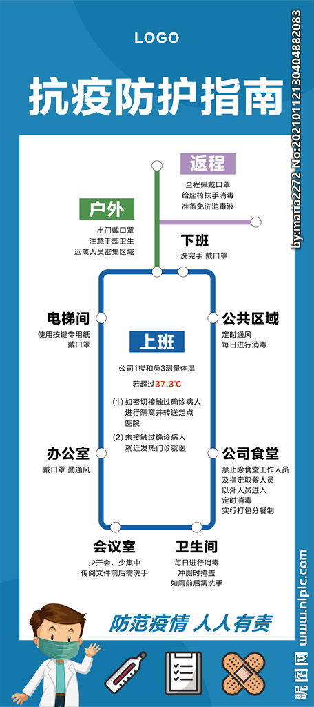 防疫展板图片 