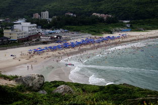 漫步深圳东涌海滩
