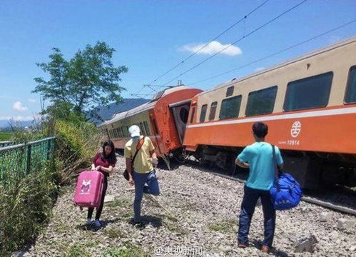 台湾铁路花莲段发生列车出轨事故 紧急处理中