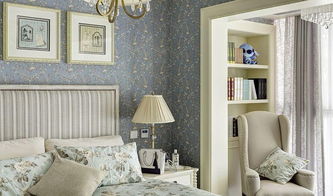 西式古典三居室卧室照片墙装修效果图大全 