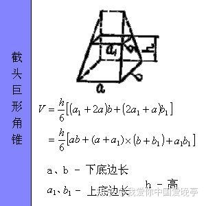 三角棱体积计算公式 图片搜索