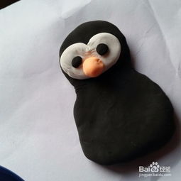 儿童手工彩泥小企鹅的做法