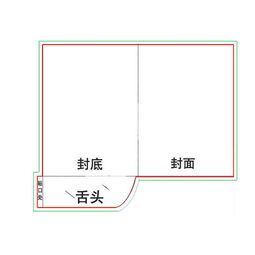 印刷排版制作封套舌头的问题 