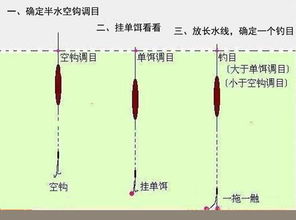 简单而实用的钓鱼调漂方法,一招搞定,有图有真相 