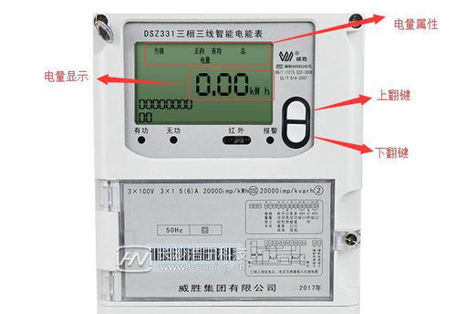 智能三相电表怎么看度数