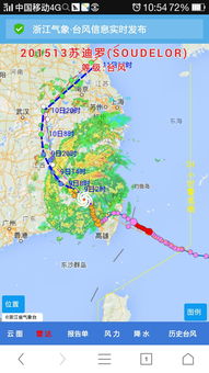 浙江省台风路径实时发布系统 台风登陆的路径有那些类型？ 