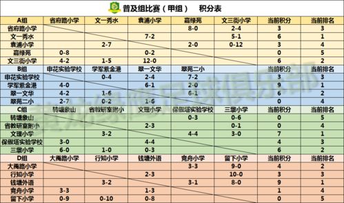 西湖足球联赛比分排名表