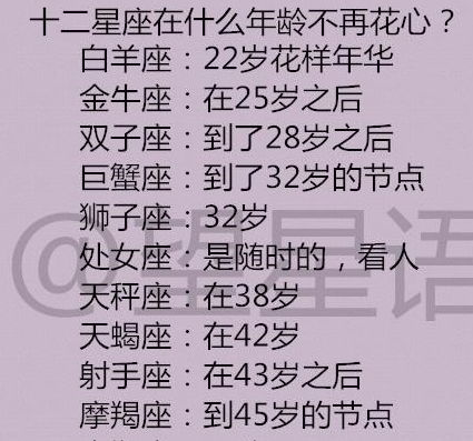 12星座的中秋节怎么过 十二星座在什么年龄不再花心