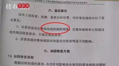 楼歪歪 重出江湖 业主集体上诉,开发商支招 赶快卖掉 