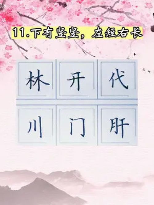 汉字规律11 写字有方法 硬笔书法 规范字书写 写字技巧 间架结构 惠飞硬笔 