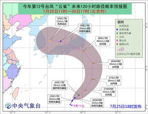 台风云雀路径向日本移动 