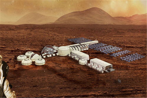科学家公布火星城市设计方案,建造在悬崖边上,可容纳100万人