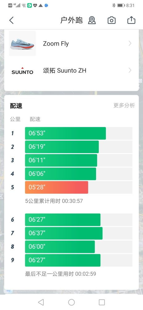 计划跑20公里,结果不到10公里丢盔弃甲了,我却很开心