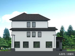 一款十分经典的新中式别墅图纸设计,完美演绎中式传统设计