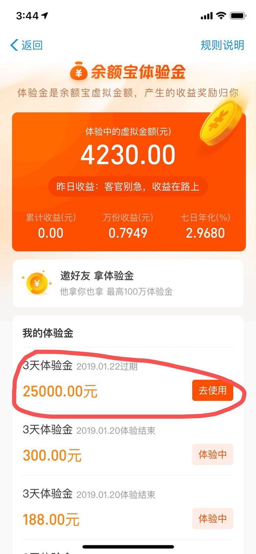 支付宝余额宝中的体验金获取的收益如何查看 (余额宝怎么看收益)