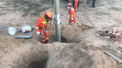 施工水井坍塌一人被埋 榆林消防历时1.5小时科学施救