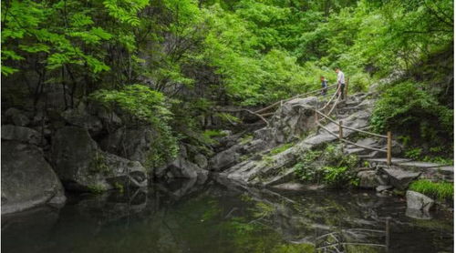 河南尧山绝美深山峡谷,名字自带诗意,是盛夏避暑 隐世秘境