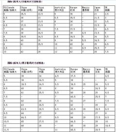 欧洲的鞋码与中国的鞋码是怎么样换算的 