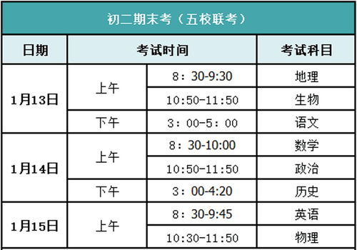 东莞中小学期末考最全时间出炉啦 附寒假时间