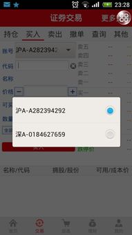 怎么买入的时候有两个账户可以选择啊，这是什么意思，怎么可以分辨出哪里是哪里的股票，有什么特征