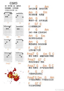 谁有李宇春 当时 的吉他谱 