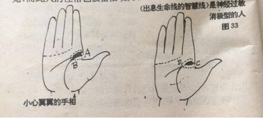 手相三大线看性格之智慧线