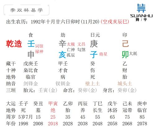 李双林 千里命稿(串宫压运的用法）34集(视频课程）